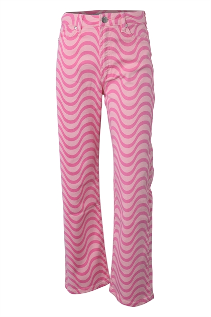 Hound pige jeans/bukser "Wild wave" (højtaljet) - Pink
